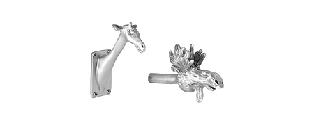Giraffe & Moose Wall Hooks