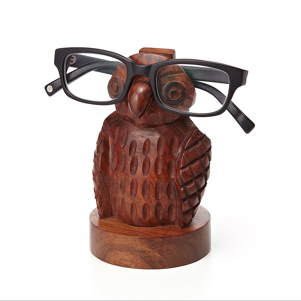 OWL EYEGLASS HOLDER wooden, bird, glasses holder, handmade
