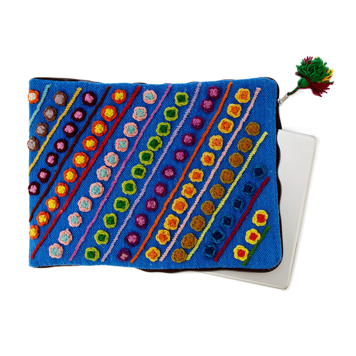 EMBROIDERED LAPTOP CASE Alpaca Wool Laptop Sleeve