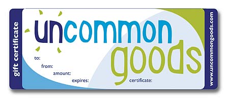 gift certificate