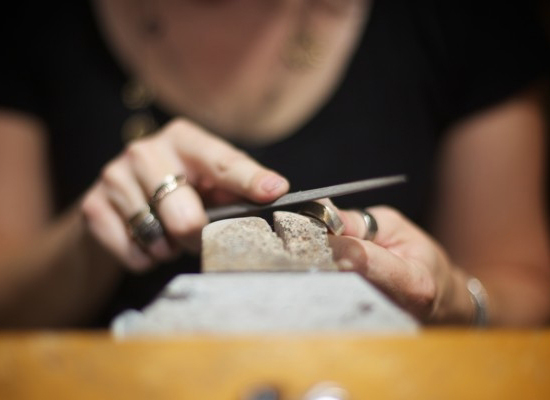 Wedding ring designer Tavia | UncommonGoods