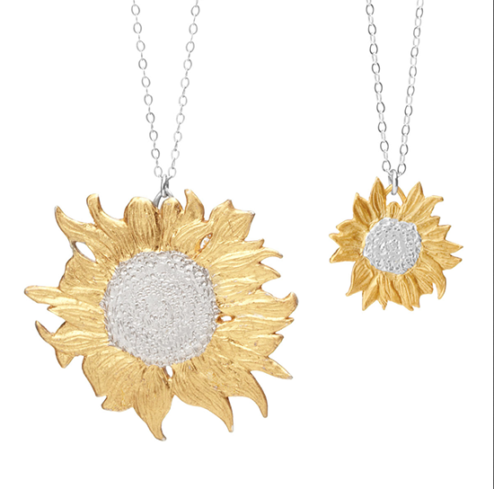 Eileen's Golden Sunflower Necklaces| UncommonGoods