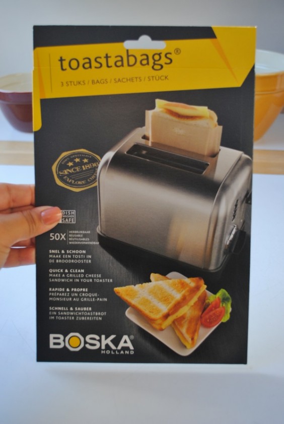 6x No-Sticky Toast Toaster Sandwich Toastie Bag Pocket Toastbag 17x19cm AU Post 