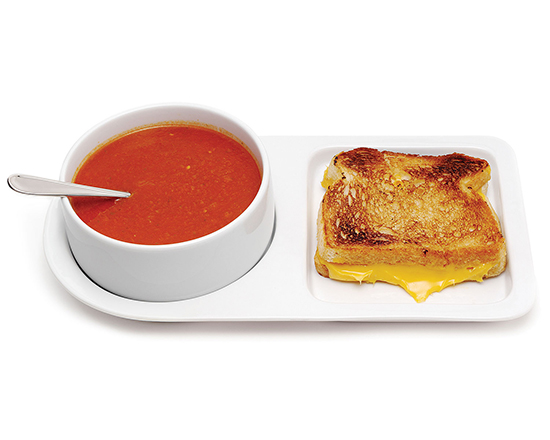 Soup and Sandwich Ceramic Tray Duo | $30 | UncommonGoods