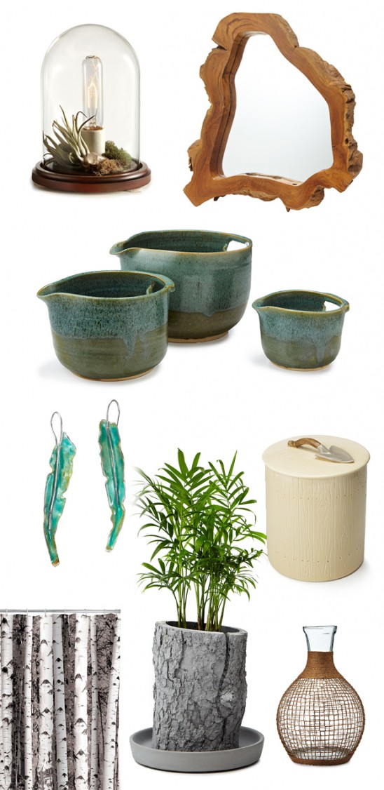 Earth-inpsired home decor & jewelry | moodboard | UncommonGoods