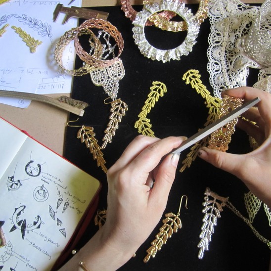 Creating Lace Bracelets | UncommonGoods