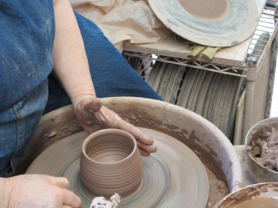 Molding into Elwood shaped mug