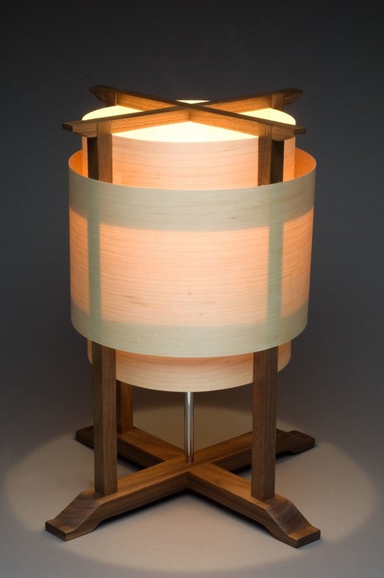 Wooden Wrap Lamp