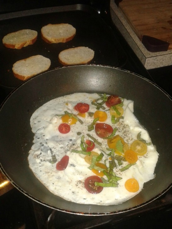 Homemade Veggie Omelet