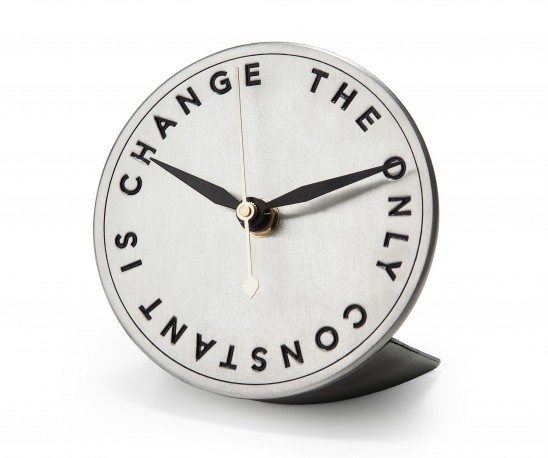 The Only Constant is Change Desk Clock | UncommonGoods