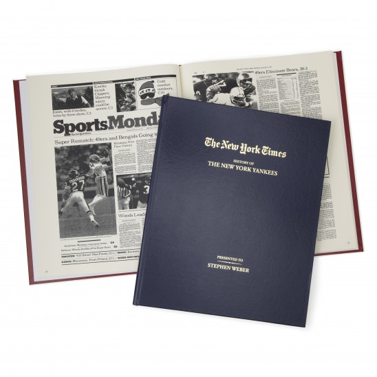 New York Times Personalized Sports Book | UncommonGoods
