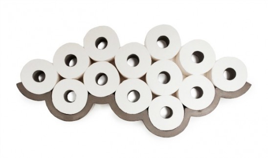 Cloudy Day Toilet Paper Storage | UncommonGoods