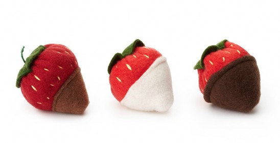 Catnip Chocolate Covered Strawberries | UncommonGoods