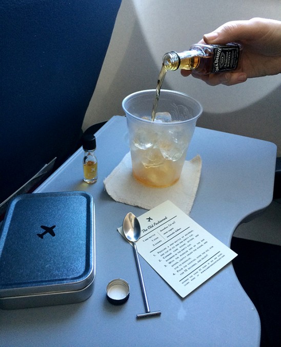 In-Flight Bourbon Old Fashioned
