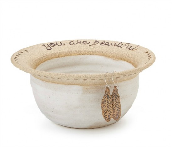 You Are Beautiful Earring Bowl | UncommonGoods