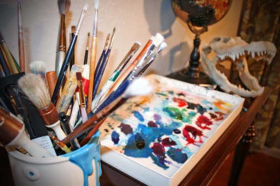 Paints and Brushes