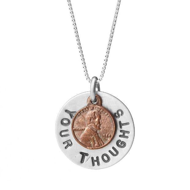 Penny for Your Thoughts Necklace | Trudy James | UncommonGoods