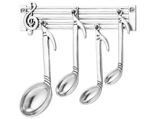 Music Note Measuring Spoon Set | UncommonGoods