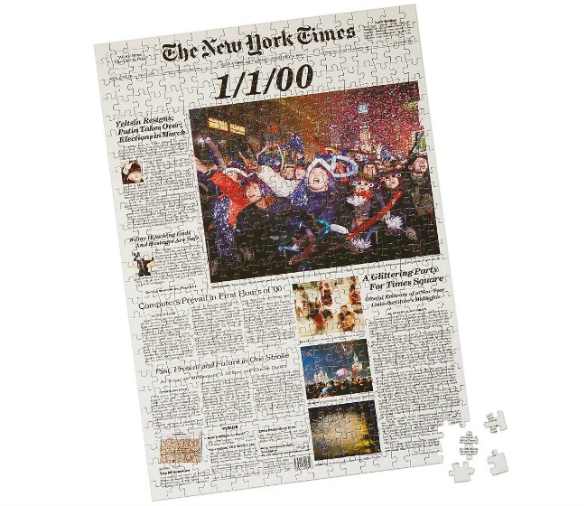New York Times Custom Front Page Puzzle | UncommonGoods
