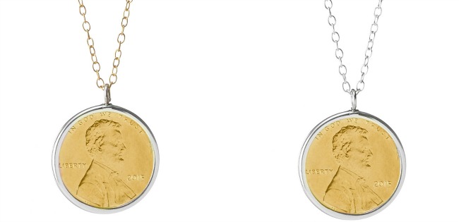 Penny Necklace With Personalized Year | UncommonGoods