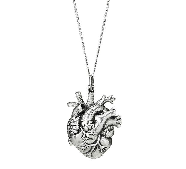 Anatomical Heart Pendant | UncommonGoods