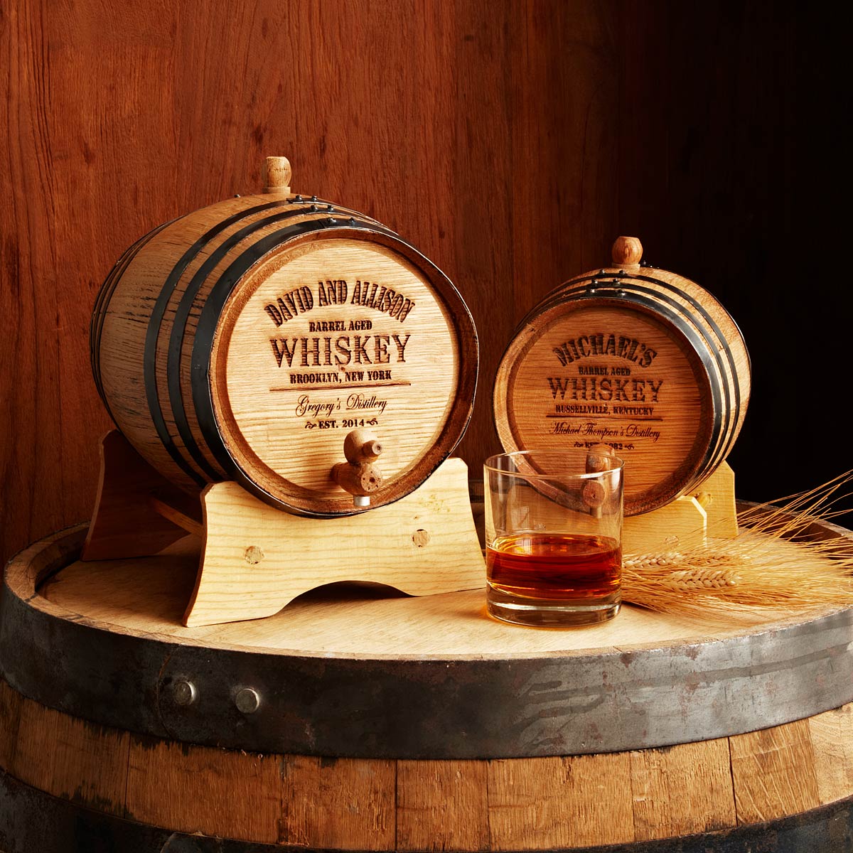 Personalized Whiskey Barrel | UncommonGoods