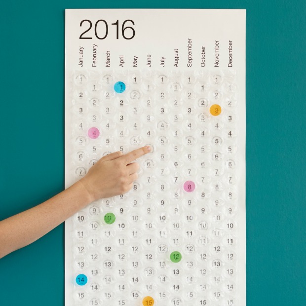 Bubble Calendar | UncommonGoods