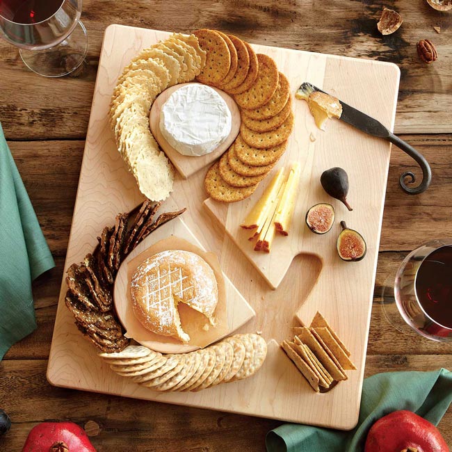 Cheese and Crackers Serving Board | UncommonGoods