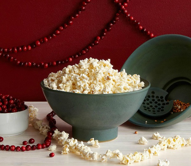 Popcorn Bowl with Kernel Sifter | UncommonGoods