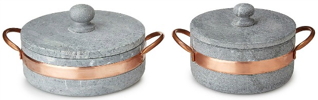 Soapstone Pot with Copper Handle | UncommonGoods