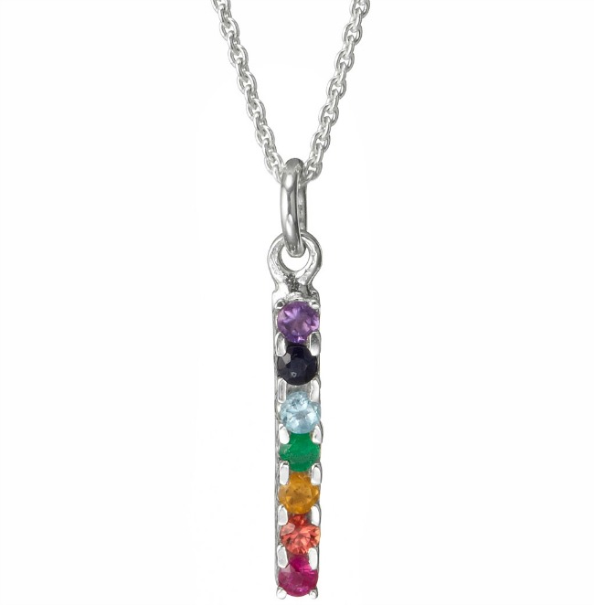 Precious Gem Chakra Balancing Necklace | UncommonGoods