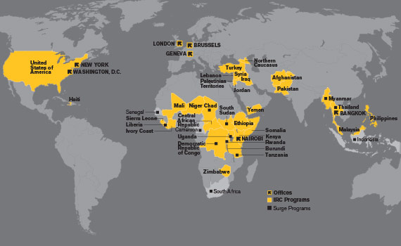 IRC | World Map