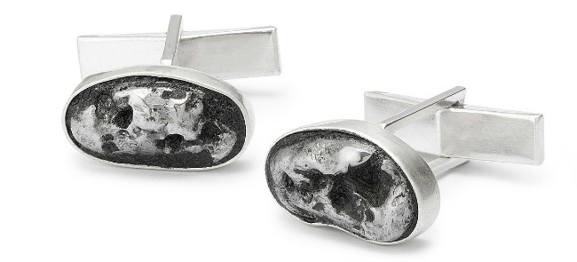 Meteorite Cufflinks | UncommonGoods