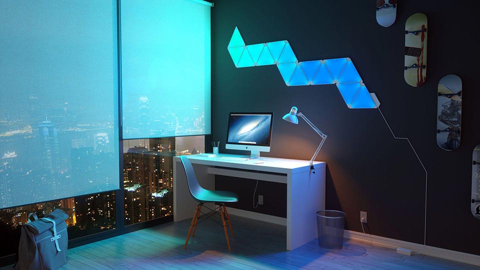 Aurora Light Blue Office