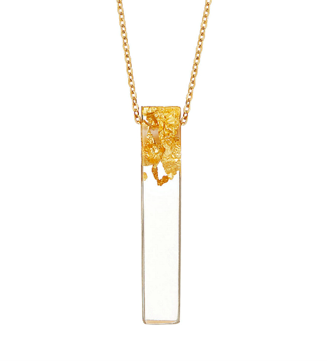 The Gold Bar Necklace