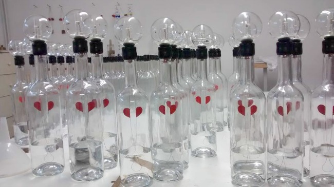 Beating Heart in a Bottle Sculpture - UncommonGoods
