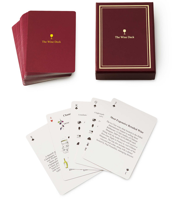Wine Lover's Card Deck - UncommonGoods