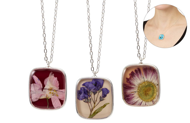 Birth Month Flower Necklace - UncommonGoods