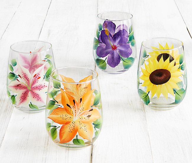 Floral Glasses - UncommonGoods