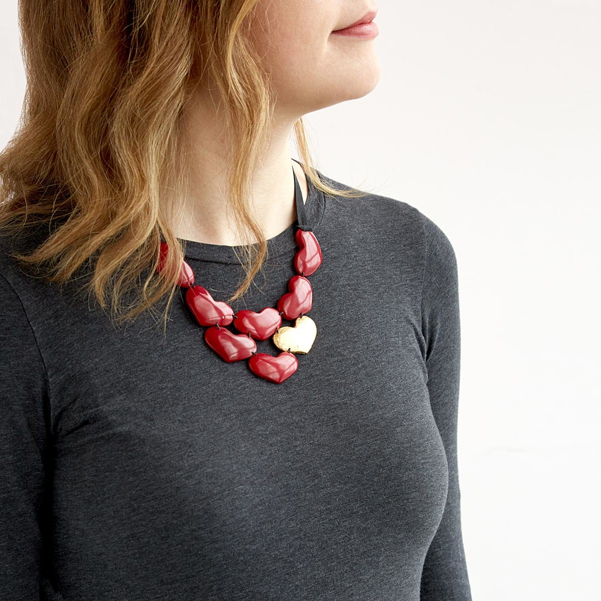 Lots of Love Tagua Bib Necklace - UncommonGoods