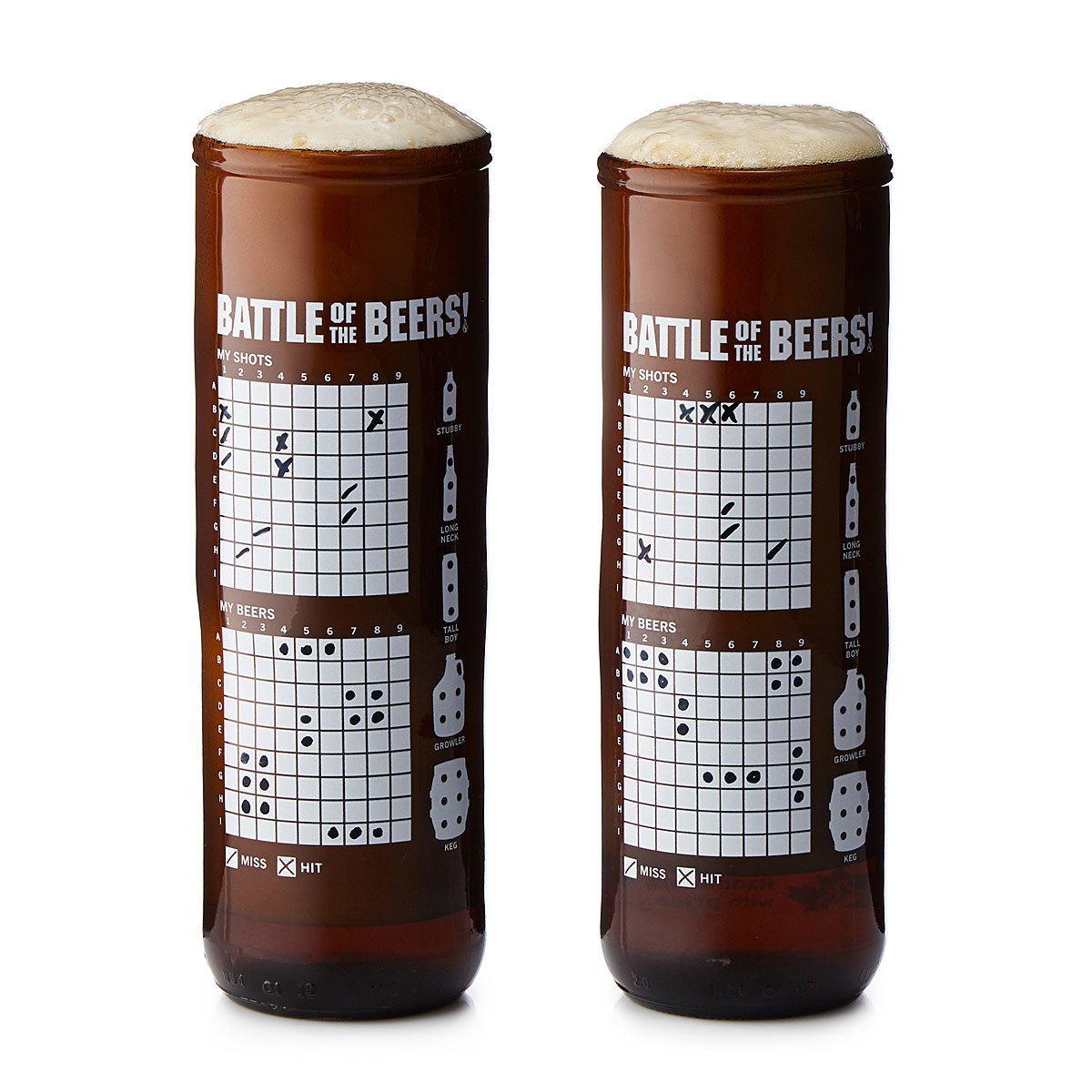 Battle of the Beers Glass Set | UncommonGoods
