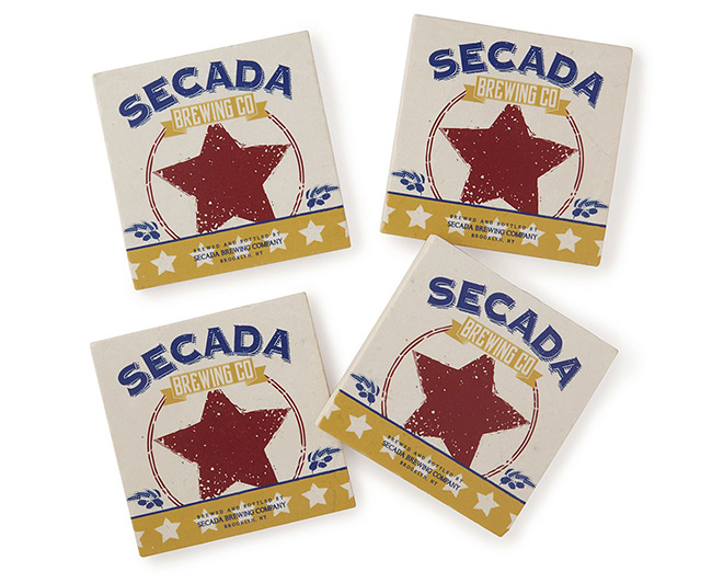Personalized Brewery Coaster Set | UncommonGoods