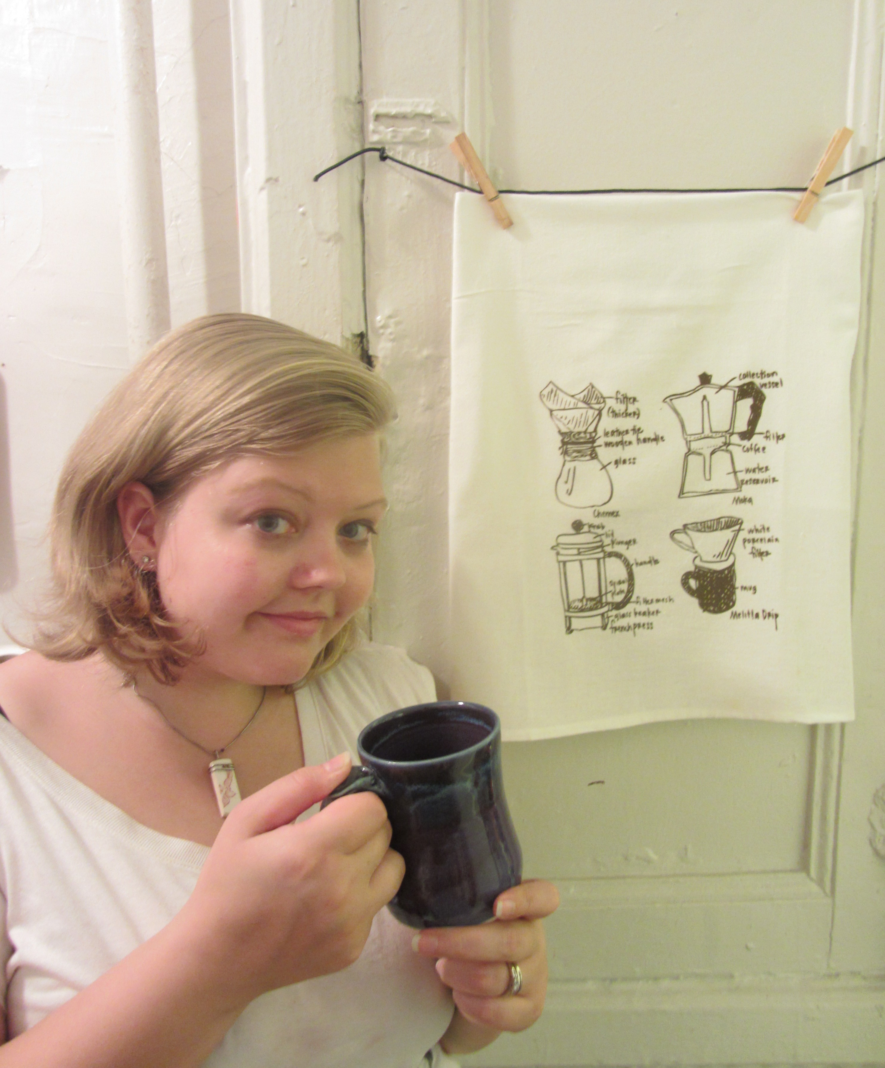 How to Style Tea Towels in Two Rooms The Goods