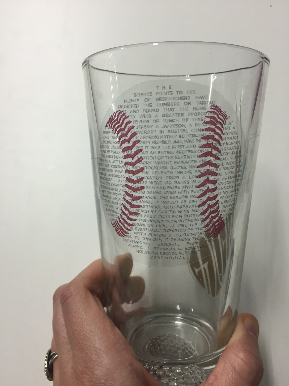 Stats Meet Glass Designing Our RecordBreaking Baseball Glasses The