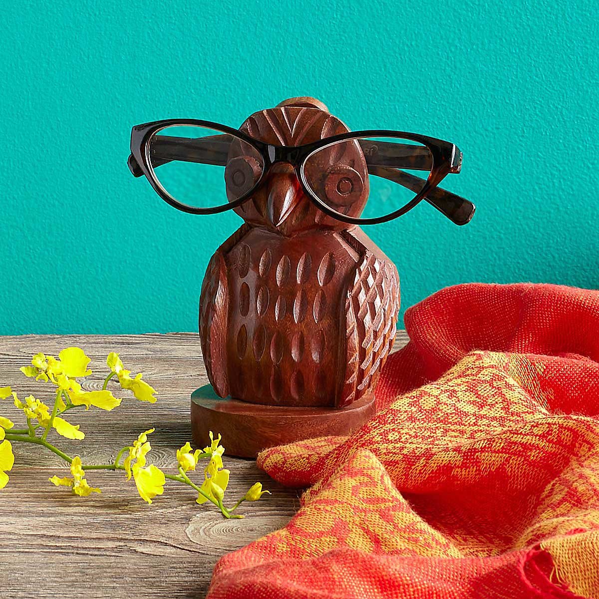 Owl Eyeglasses Holder | UncommonGoods