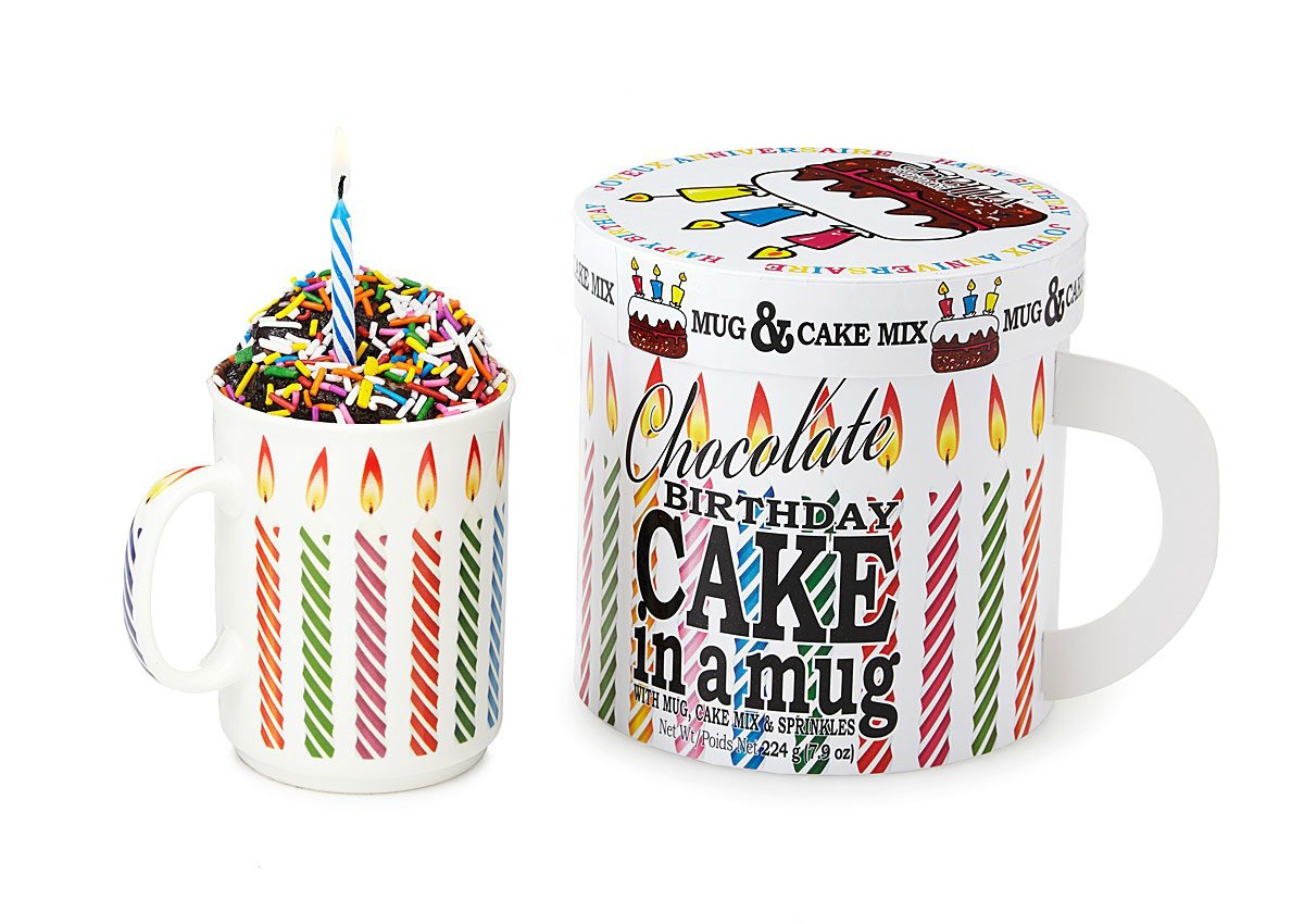 Birthday Cake in a Mug | UncommonGoods