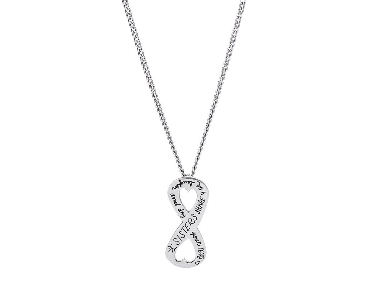 A Sisters Love Infinity Necklace | UncommonGoods