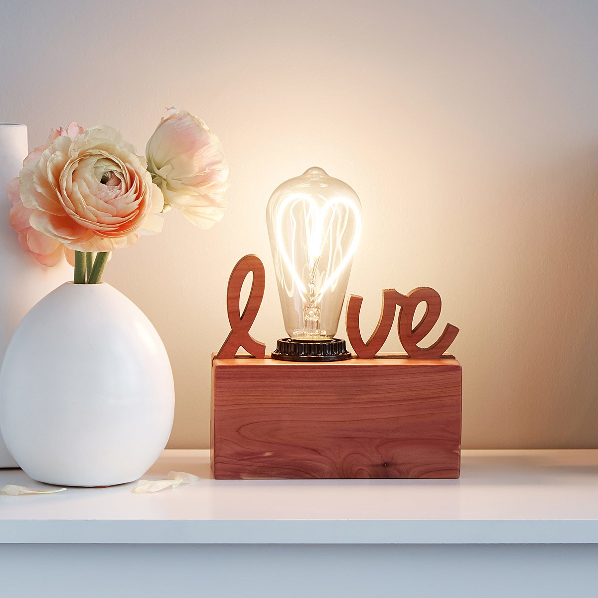 Love Heart Lamp | UncommonGoods