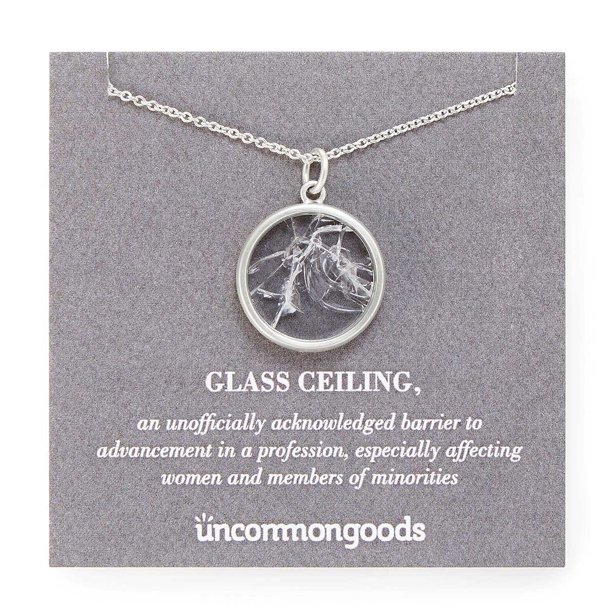 Shattered Glass Ceiling Necklace | UncommonGoods