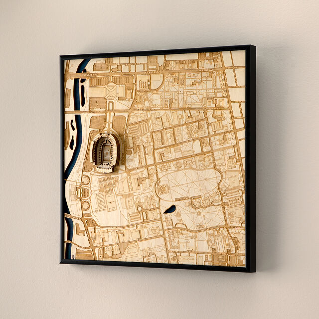 College Town Wall Sculpture | Uncommon Goods